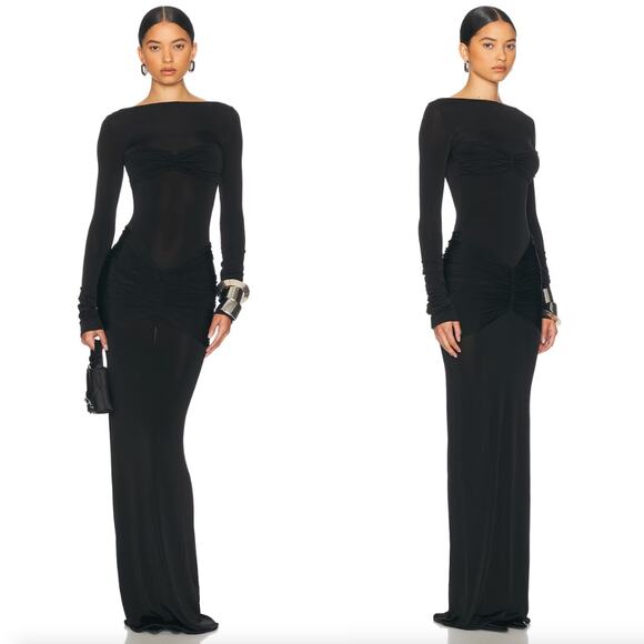 Elegant Black Maxi Dress